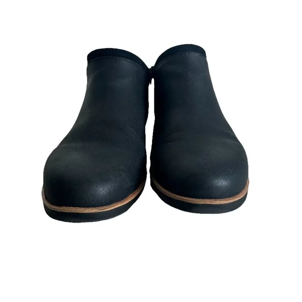 LifeStride Women's Black Zion Faux Leather Booties Shoe Size 8 M